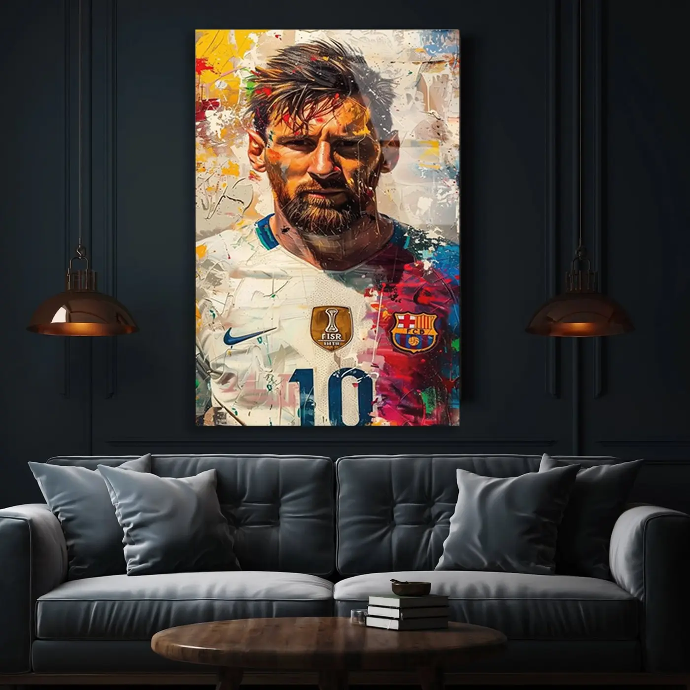 Numara 10 Pop Art Forma Tablo