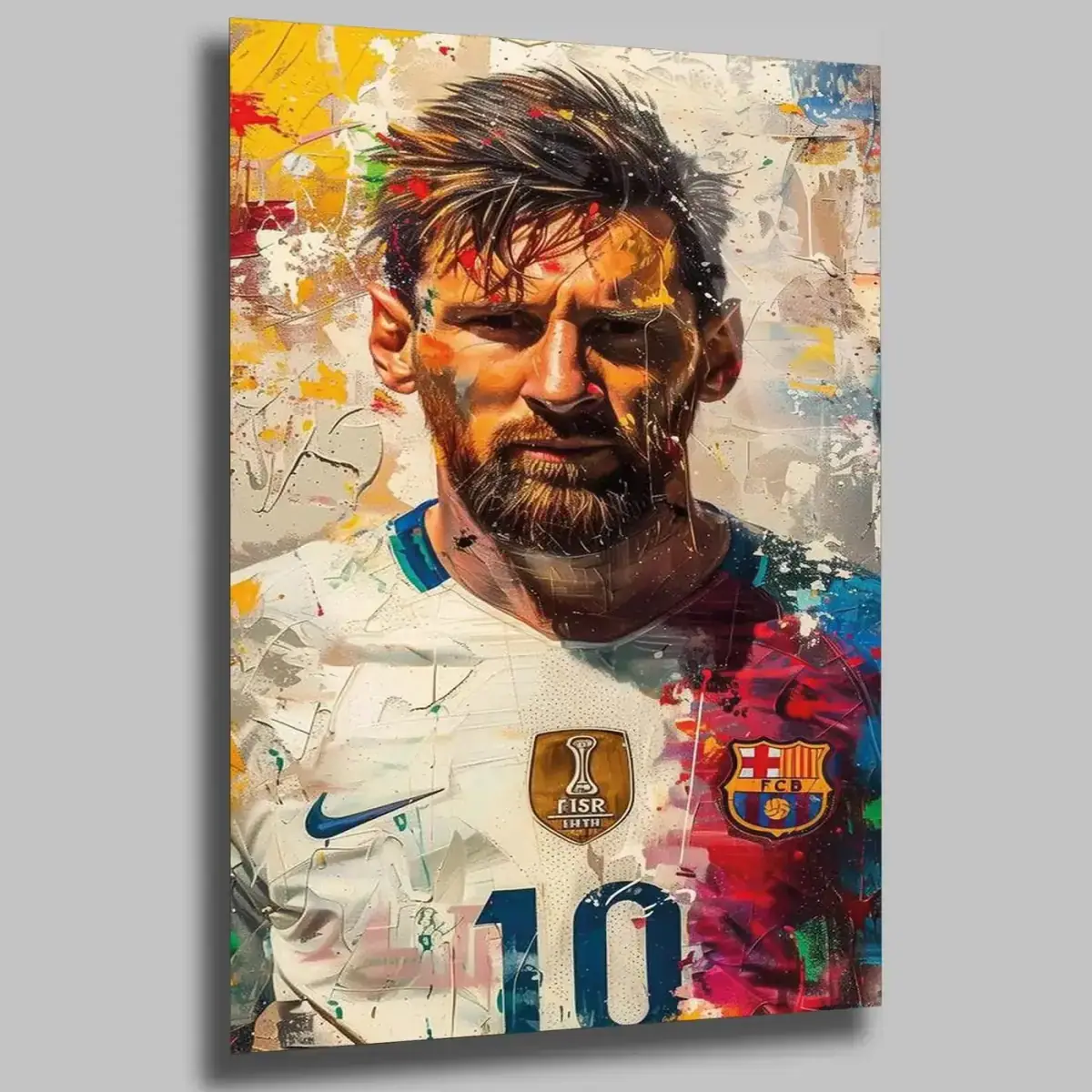 Numara 10 Pop Art Forma Tablo