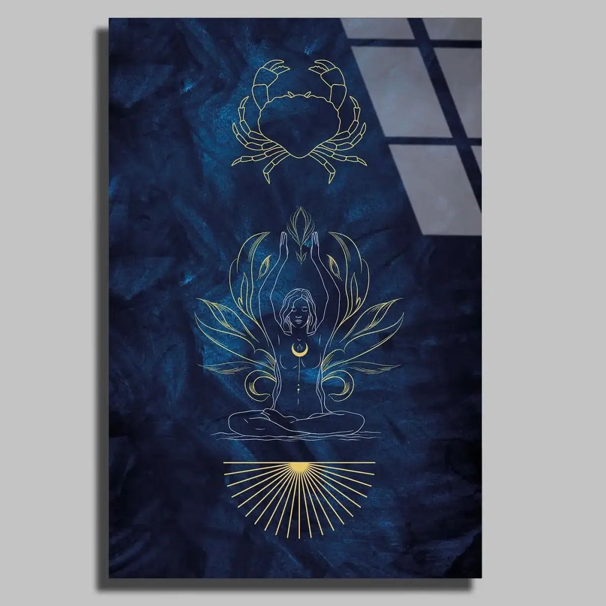 Yengeç Burcu Meditasyon Tablo