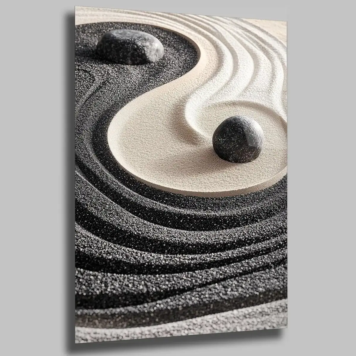 Zen Kum Bahçesi Yin Yang Tablo