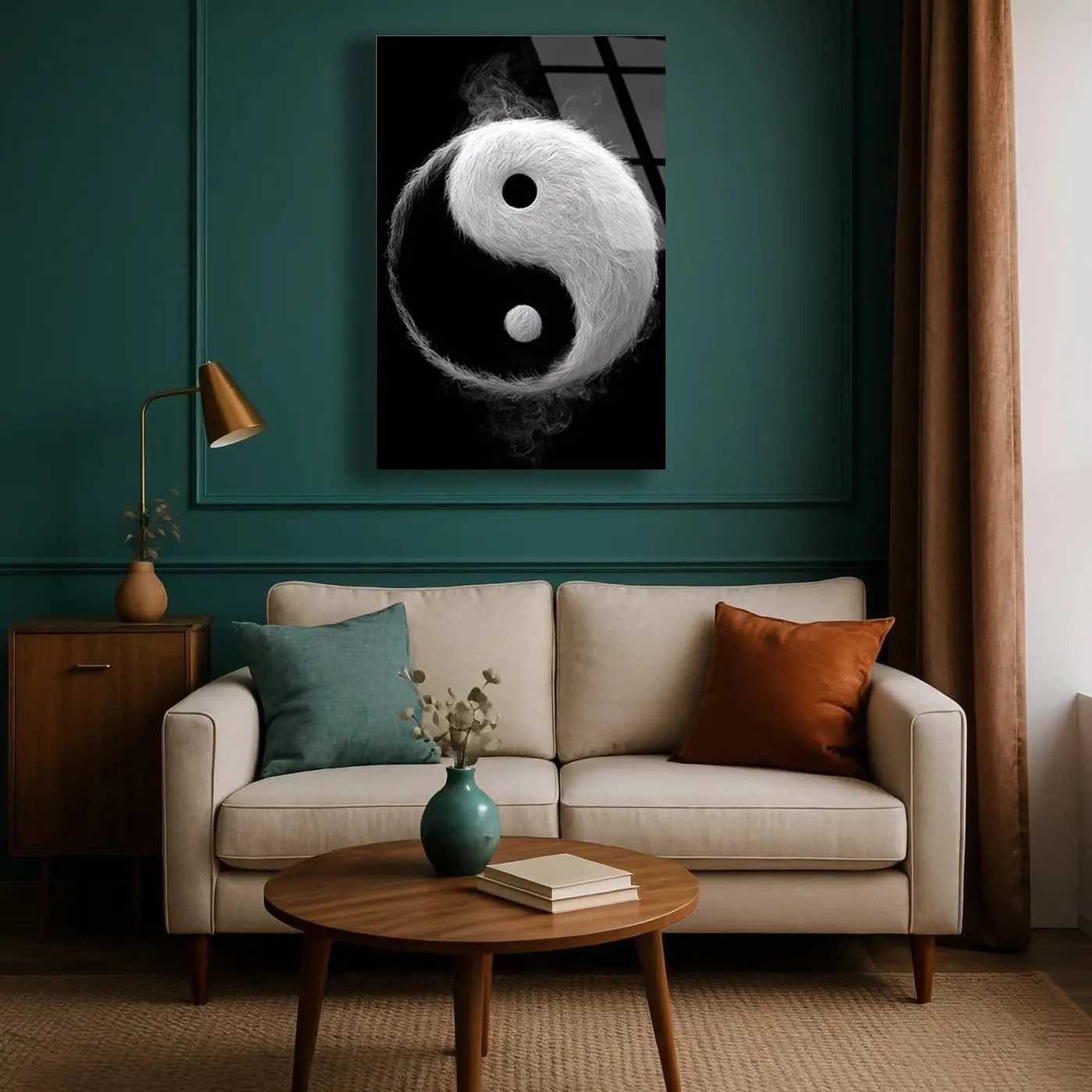 Dumanlı Yin Yang Tablo