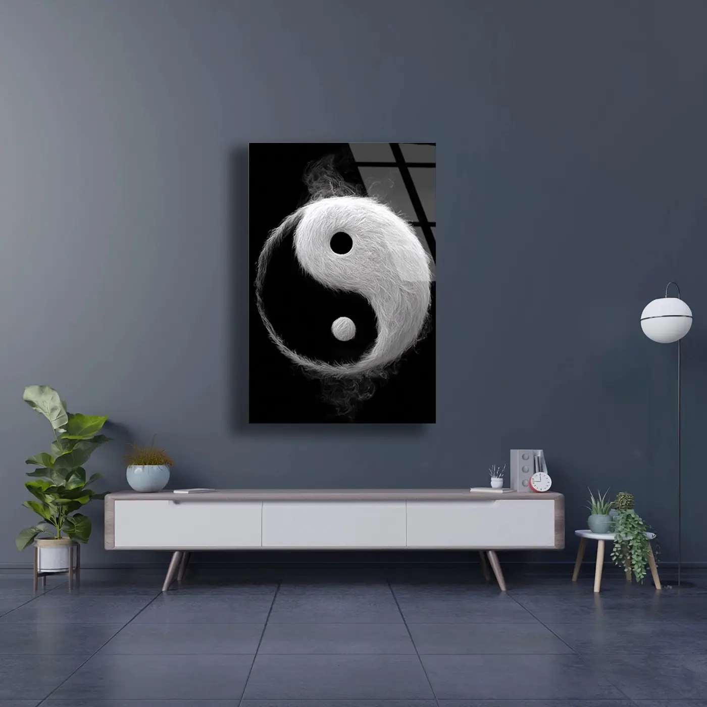 Dumanlı Yin Yang Tablo