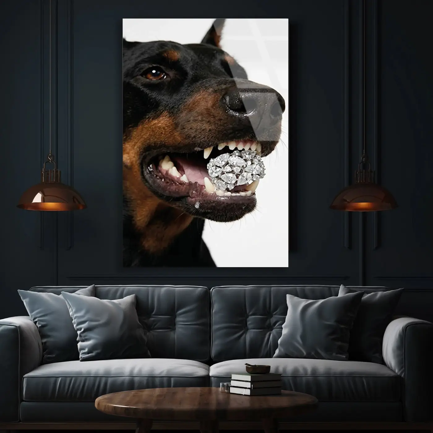 Elmas Toplu Doberman Tablo