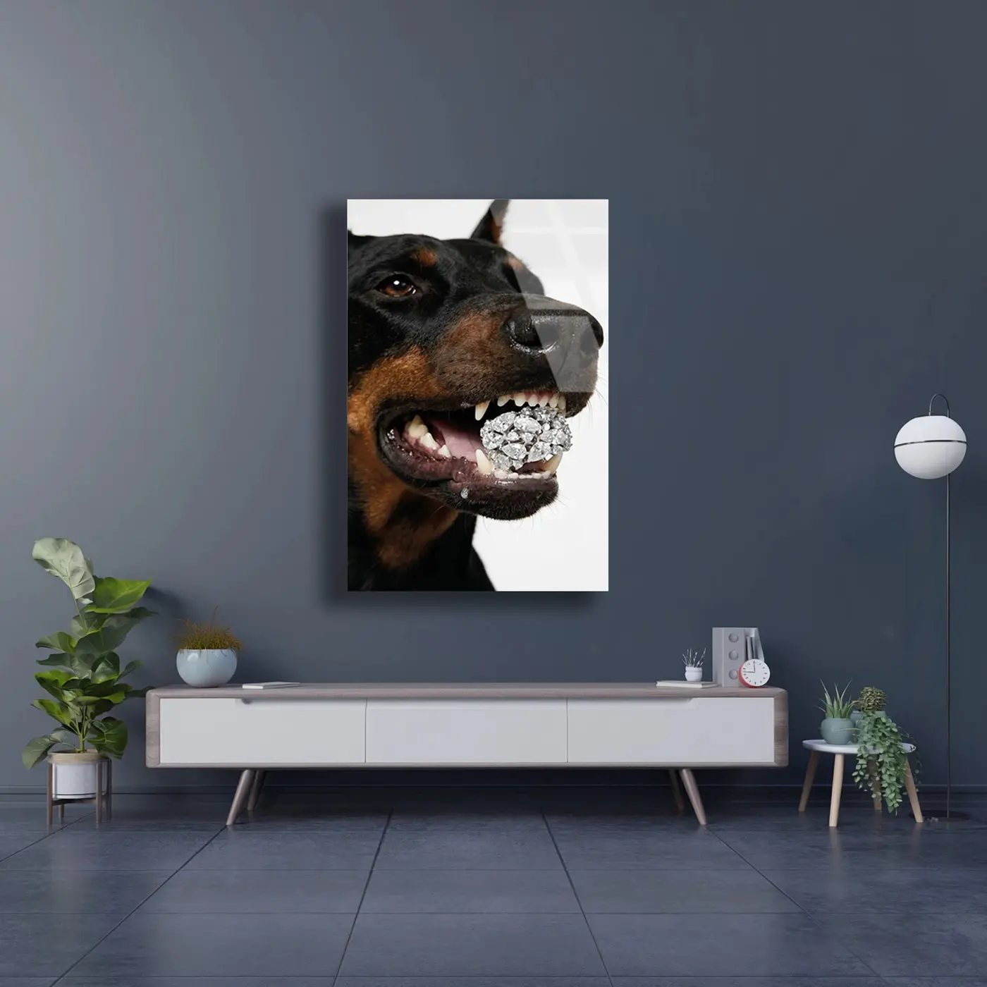 Elmas Toplu Doberman Tablo