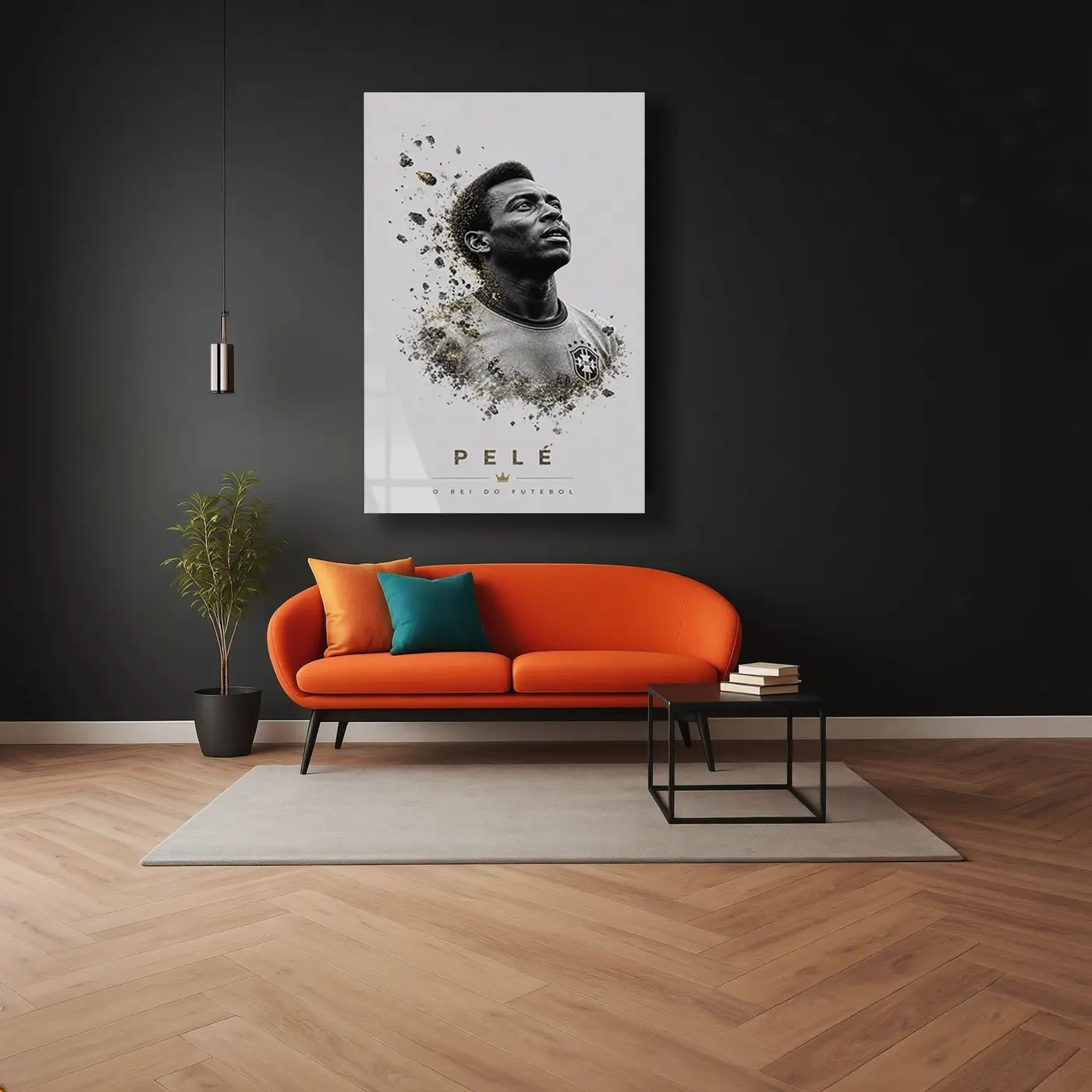 Pelé O Rei do Futebol Cam Tablo