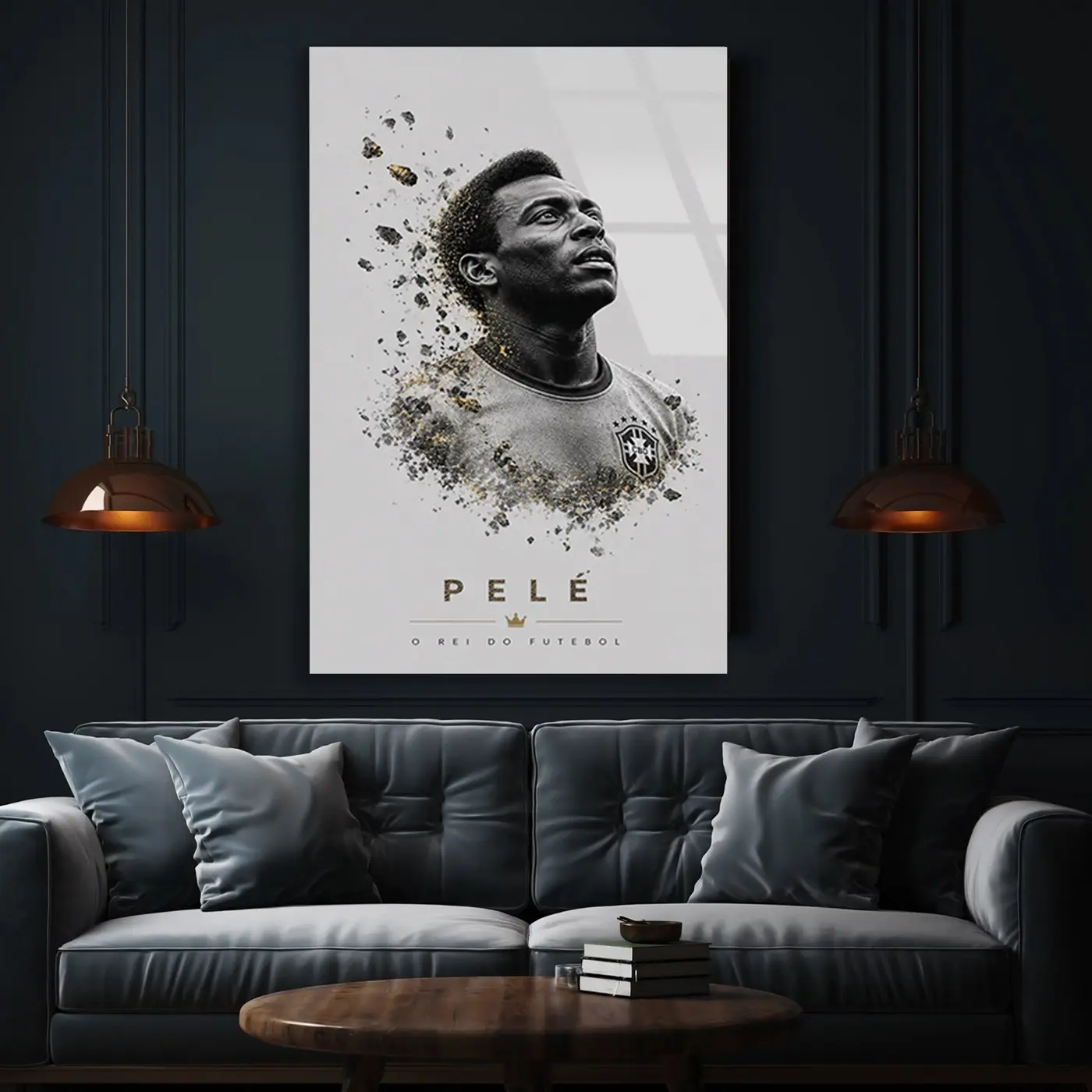 Pelé O Rei do Futebol Cam Tablo