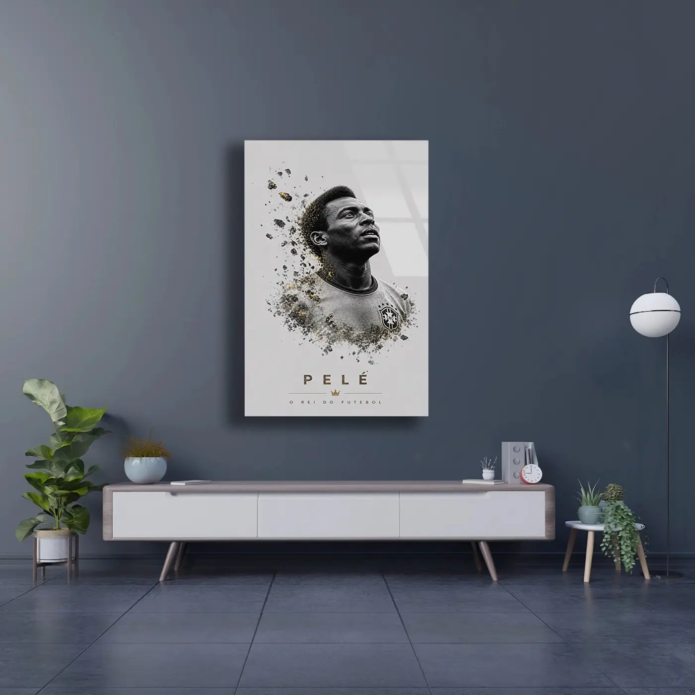Pelé O Rei do Futebol Cam Tablo