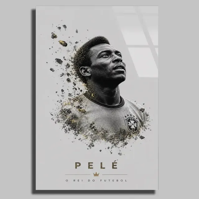 Pelé O Rei do Futebol Cam Tablo