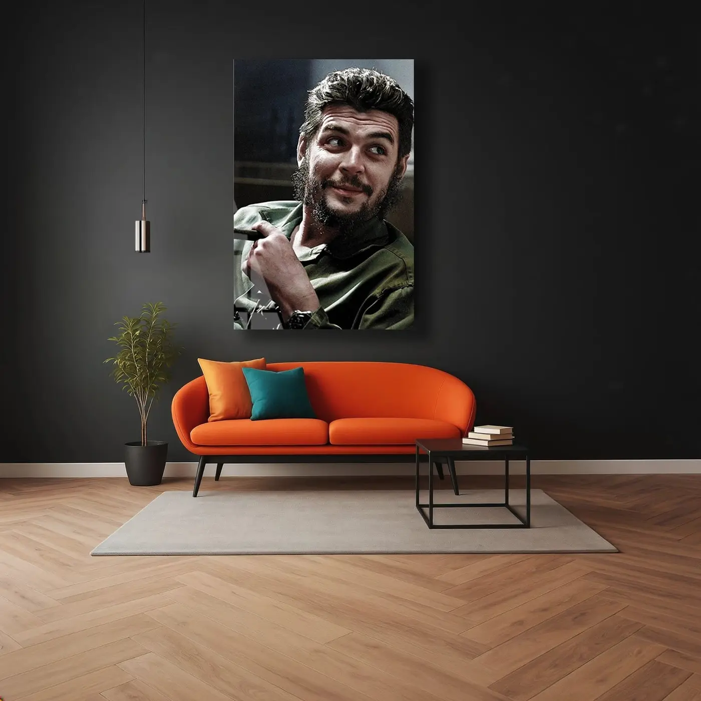 Che Guevara Portresi Cam Tablo