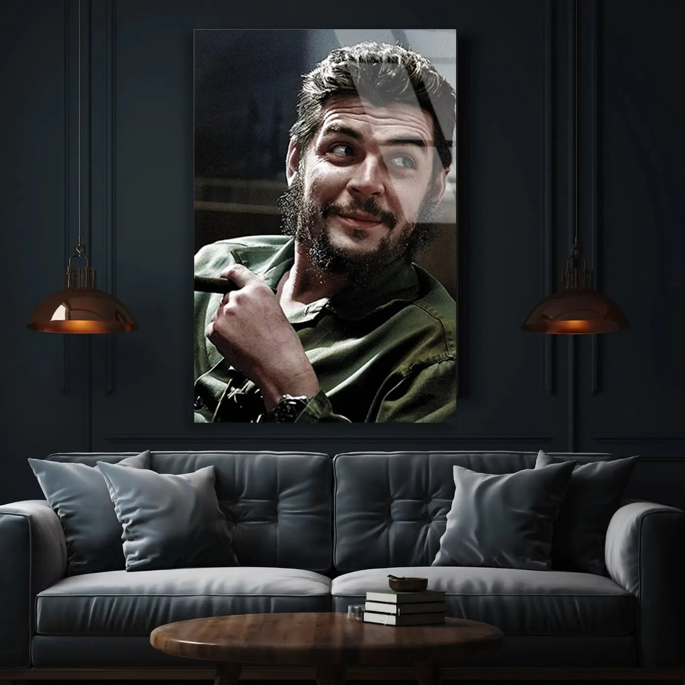 Che Guevara Portresi Cam Tablo