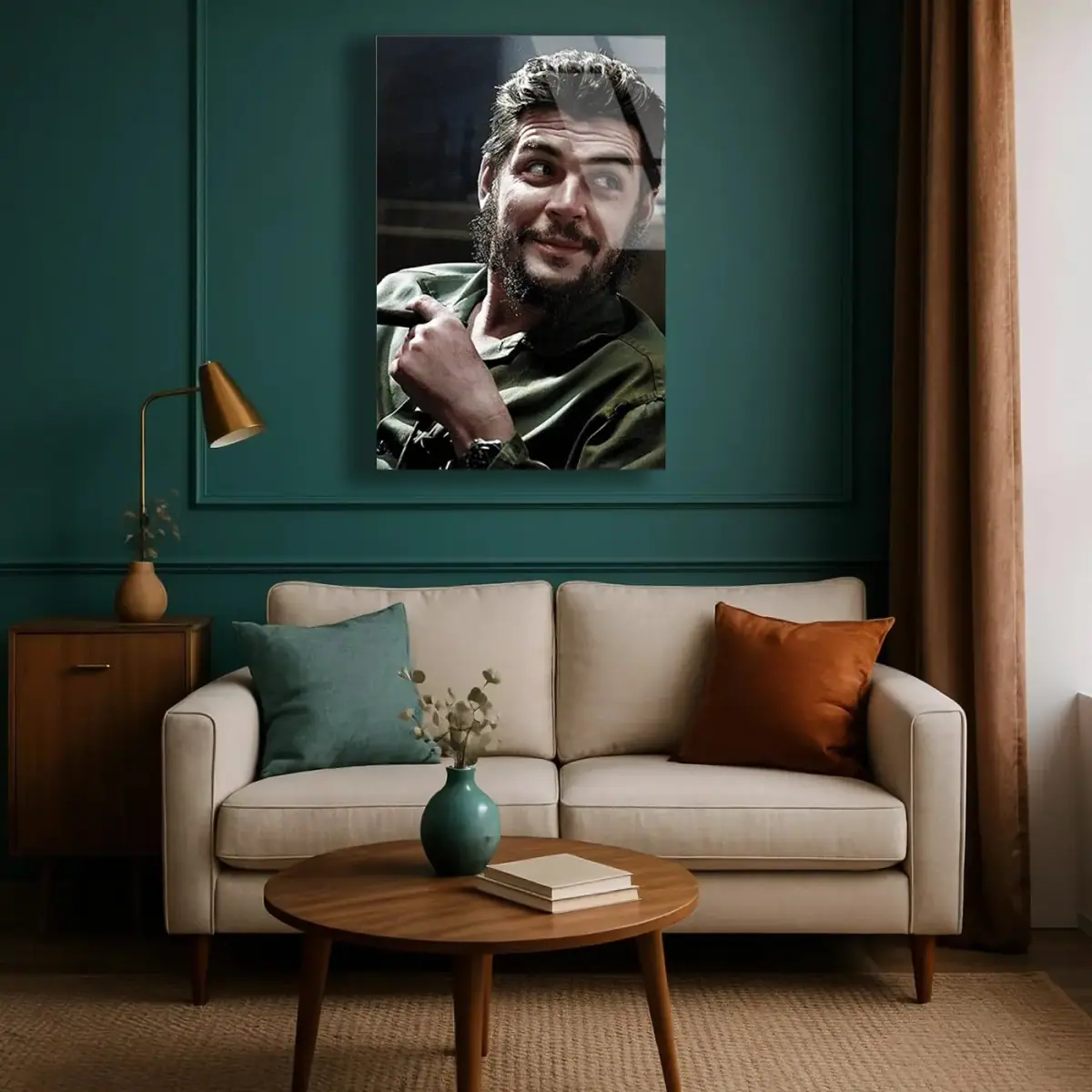 Che Guevara Portresi Cam Tablo