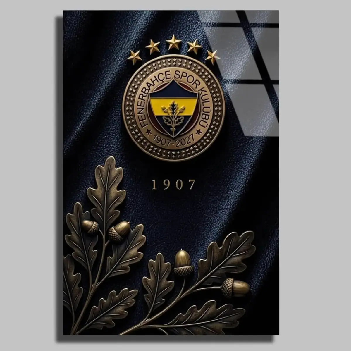 Fenerbahçe 1907 Amblem Cam Tablo